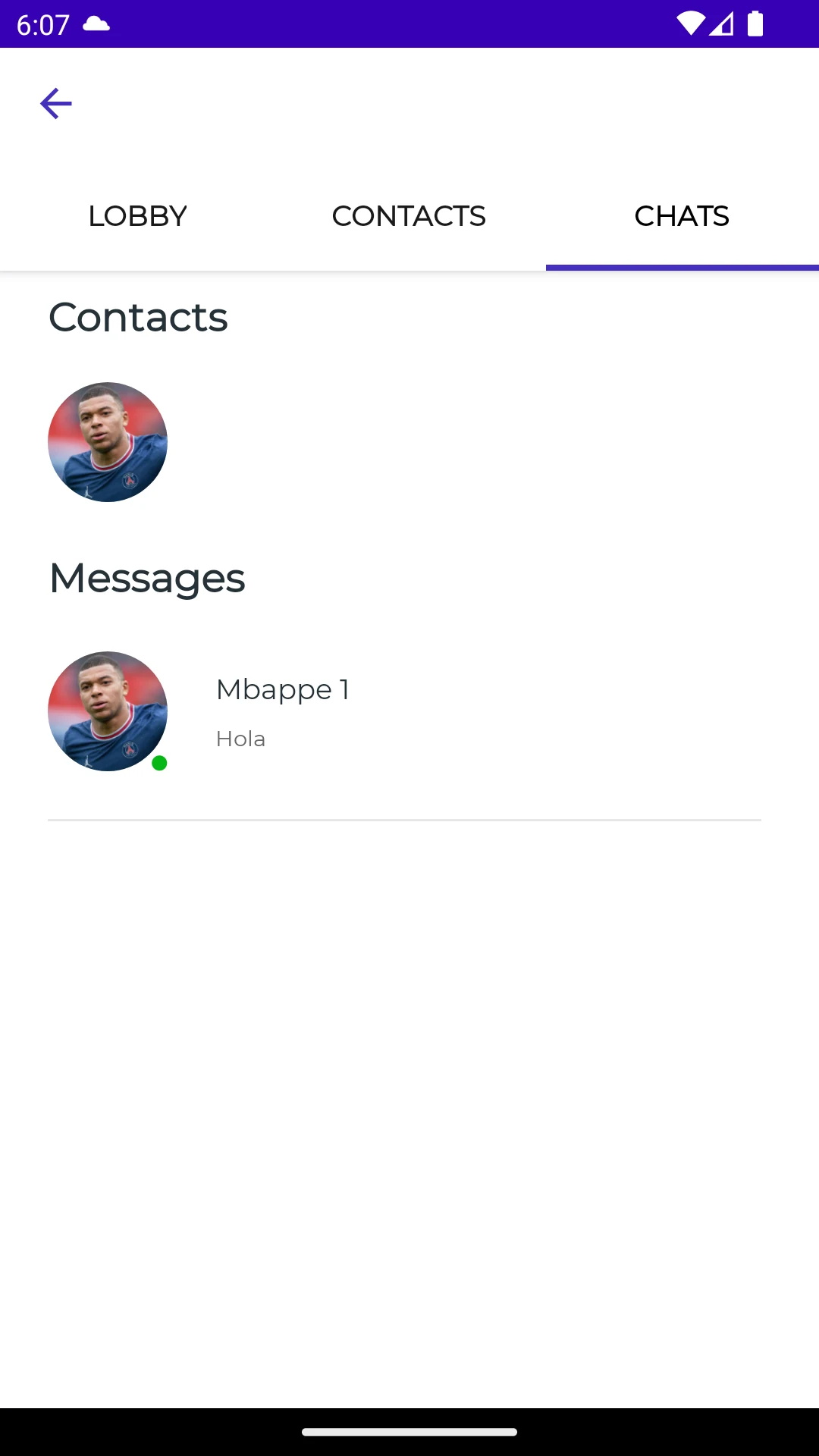 Mbappe Fake Video Call screenshot